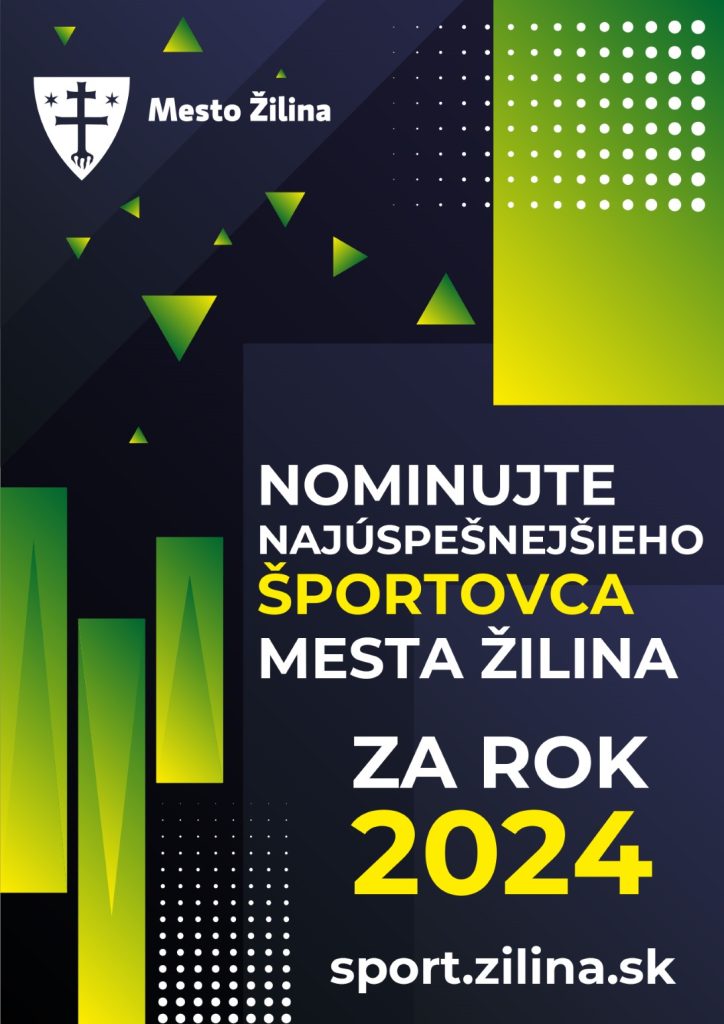 Plagát Nominujte najúspešnejšieho športovca mesta Žilina