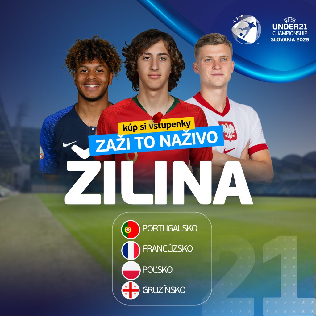 plagát k Majstrovstvám Európy vo futbale do 21 rokov