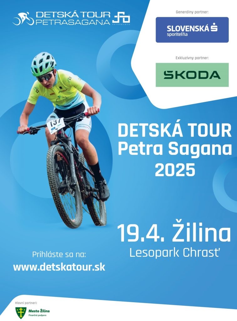 plagát Detská tour Petra Sagana