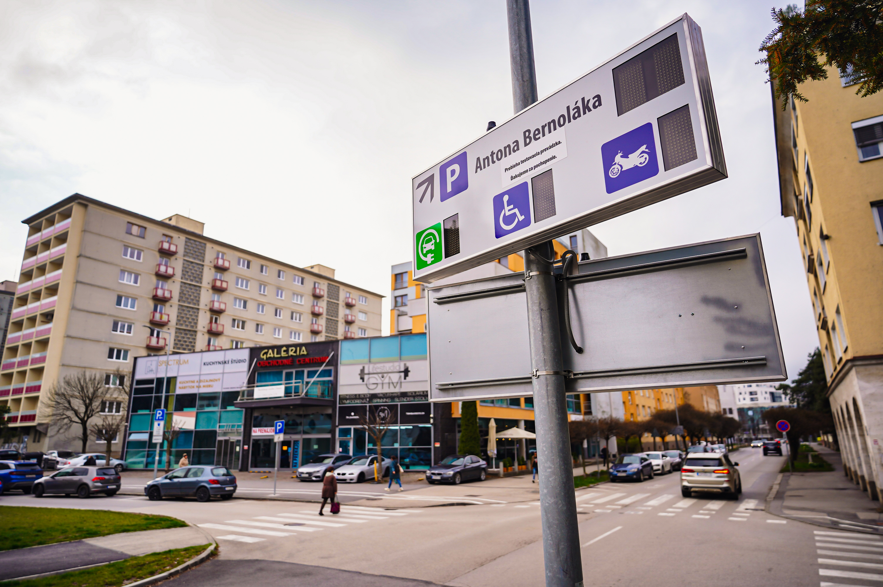 parkovacia tabuľa bulvár