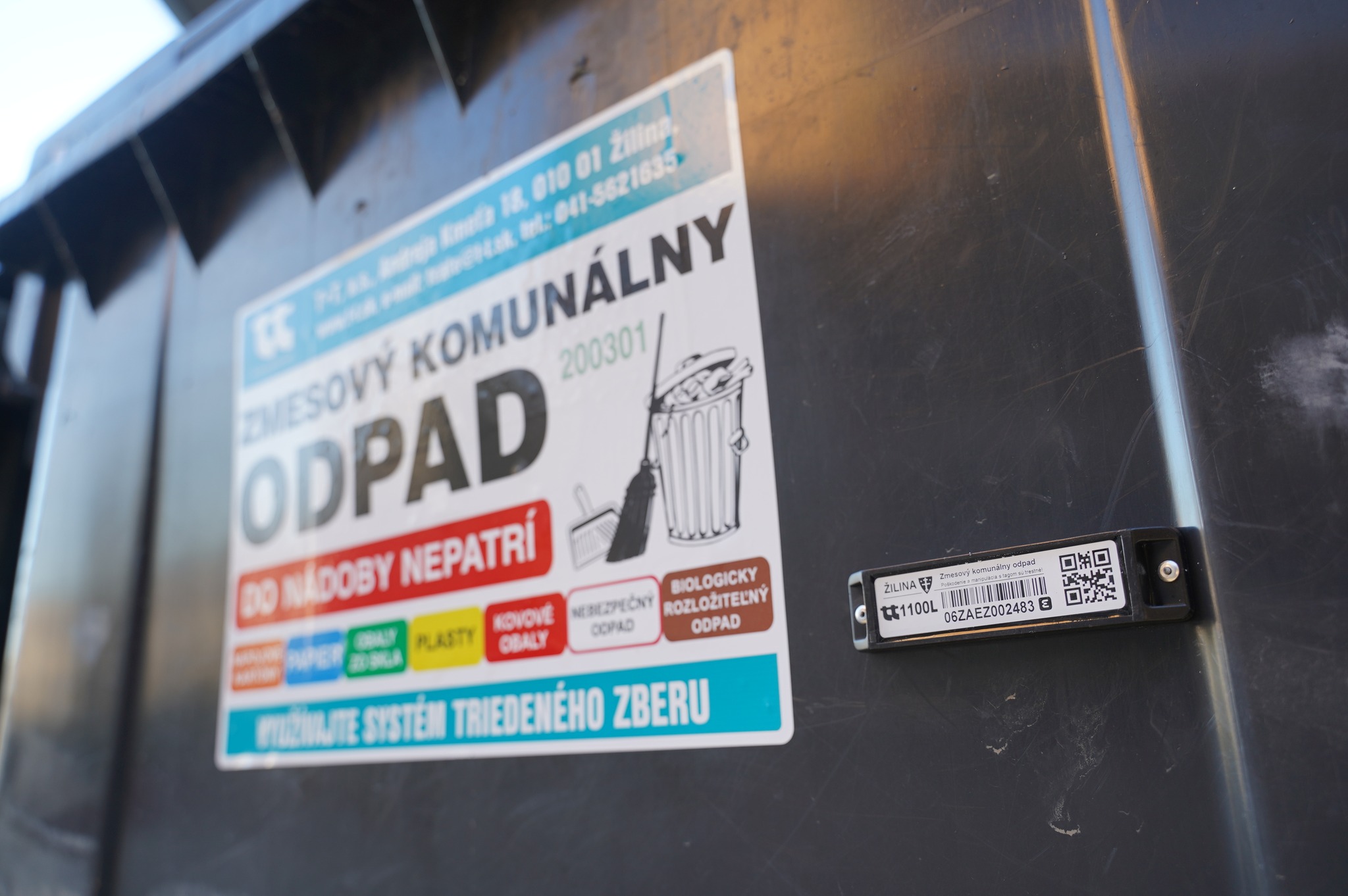 zberná nádoba na komunál
