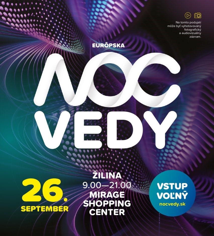 plagát k podujatiu Noc vedy