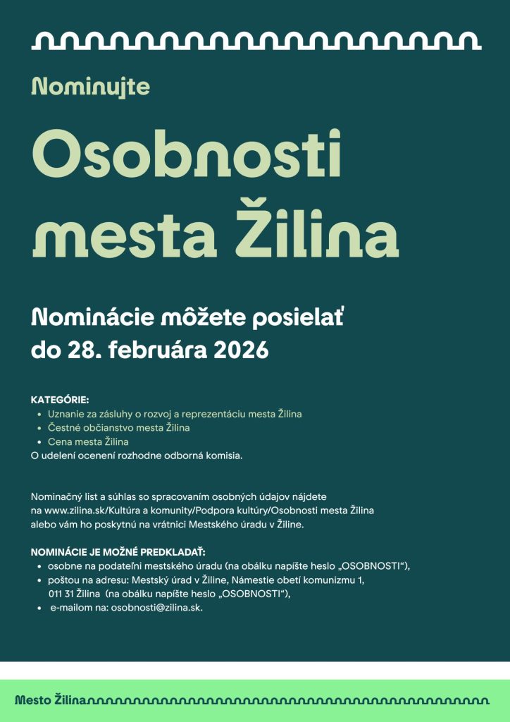 plagát k nominácií