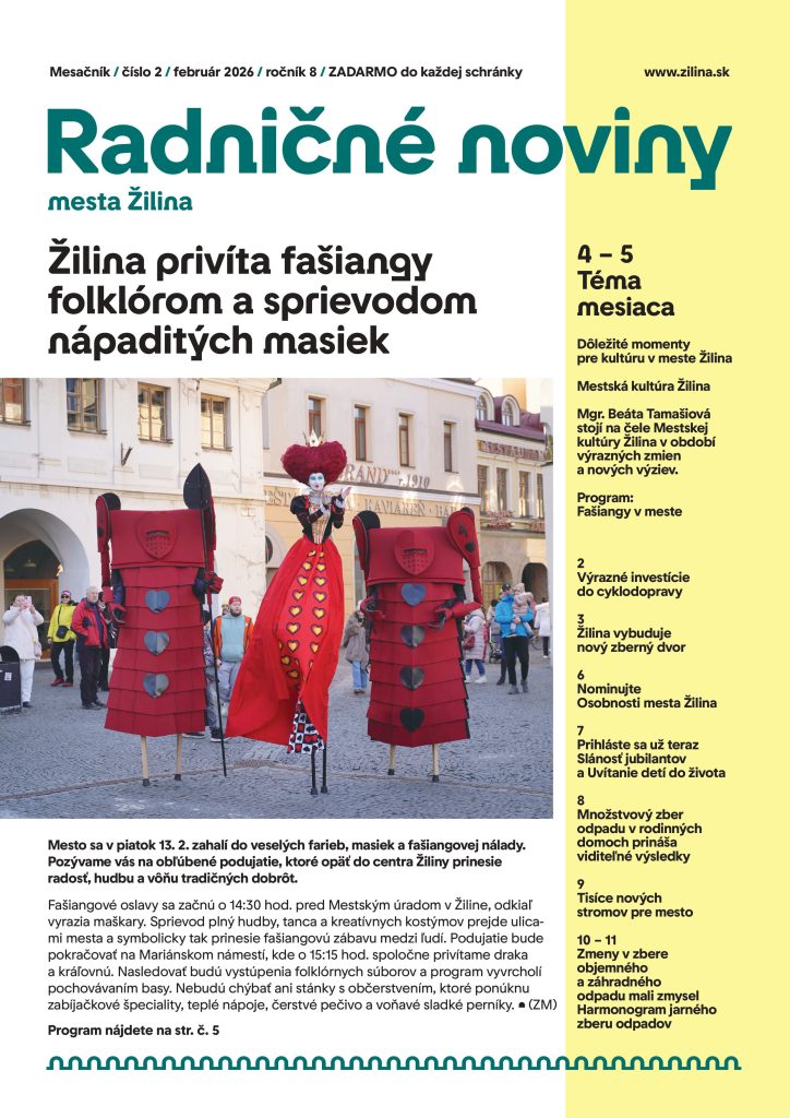 Titulná strana Radničných novín