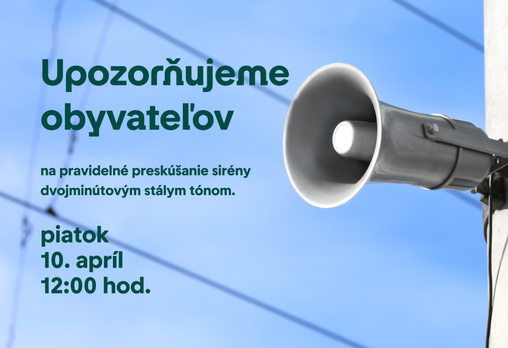 skúška sirén