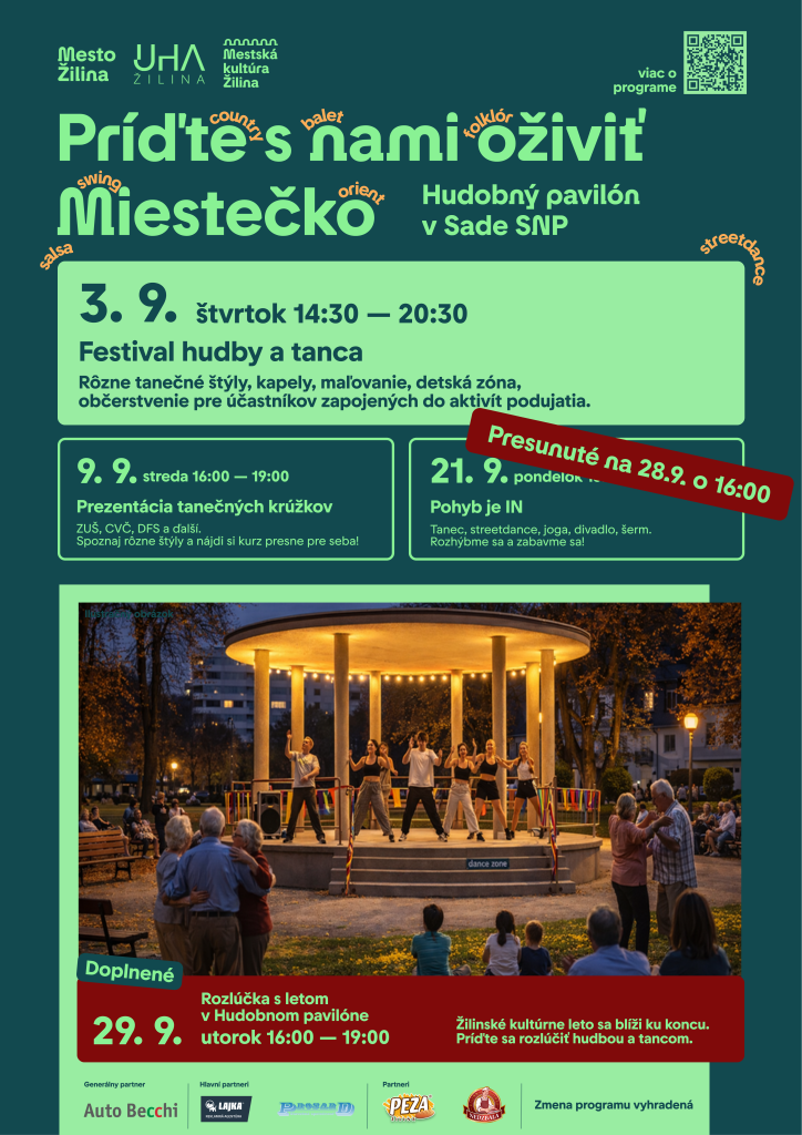 plagát podujatí